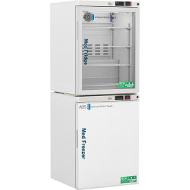 American Biotech PH-ABT-HC-RFC1030G ABS Pharmacy Glass Door 5.2 Cu. Ft. Refrigerator/Solid Door 4 Cu. Ft. Freezer (-30) image.