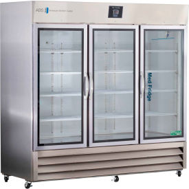 American Biotech PH-ABT-HC-SSP-72G American Biotech Supply Premier Pharmacy Refrigerator, 72 Cu. Ft., Stainless Steel, Glass Door image.