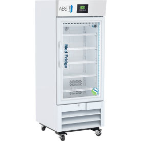 American Biotech Supply Premier Pharmacy Upright Refrigerator, 12 Cu. Ft. Capacity, Solid Door
