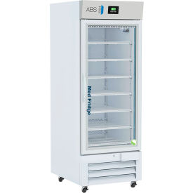 American Biotech Supply Premier Pharmacy Upright Refrigerator 26 Cu. Ft. Capacity Glass Door 