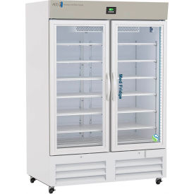 American BioTech Supply Premier Upright Pharmacy Refrigerator 49 Cu. Ft. Capacity Glass Door 