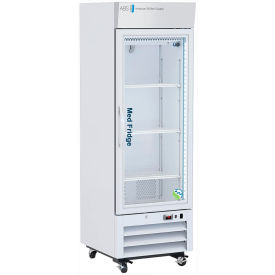 American Biotech PH-ABT-NSF-S16G American Biotech Supply Standard Pharmacy Upright Refrigerator, 16 Cu. Ft. Capacity, Glass Door image.