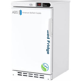 American Biotech PH-ABT-NSF-UCBI-0204-LH American Biotech Supply Pharmacy Undercounter Built-In Refrigerator, 2.5 Cu. Ft Cap., LHD Door Swing image.