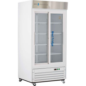 American Biotech Supply Standard Pharmacy/Vaccine Refrigerator, 33 Cu. Ft., Sliding Glass Door