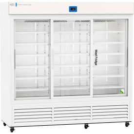 American Biotech Supply Premier Pharmacy Refrigerator 69 Cu. Ft. Capacity Sliding Glass Door 