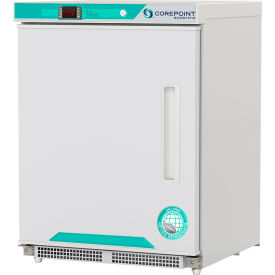 CorePoint Scientific White Diamond Built-In ADA Undercounter Refrigerator4.6 CuFt Solid/Left Hinge 