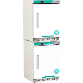 American Biotech PRF092WWW-0 CorePoint Scientific White Diamond Refrigerator & Freezer Combo, 9 Cu.Ft., Solid Door image.