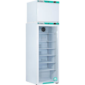 American Biotech PRF122WWG-0A CorePoint Scientific White Diamond Refrigerator/Freezer, Auto Defrost Freezer 12 Cu.Ft,, Glass Door image.