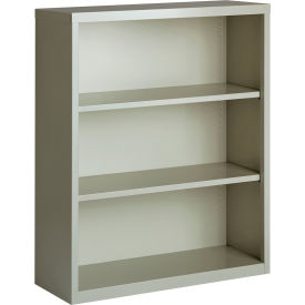 Hirsh 3 Shelf Bookcase 34-1/2"W x 13"D x 42"H Gray