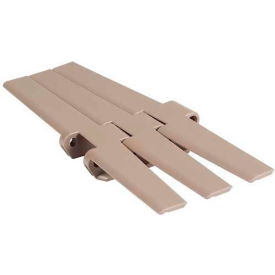 HabaCHAIN, 882, Slat Top Chain, Radius, HD, Tabbed, LF Acetal, 10'L, 12 HabaCHAIN, 882, Slat Top Chain, Radius, HD, Tabbed, LF Acetal, 10'L, 12