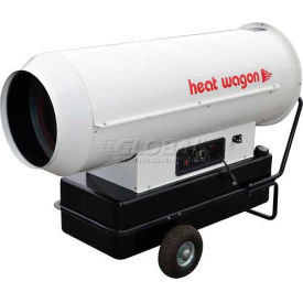 Heat Wagon Inc DF600 Heat Wagon High Pressure Oil Forced Air Heater, 120V, 600000 BTU image.