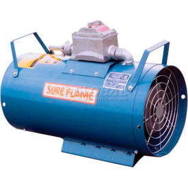 Heat Wagon Inc UB12E Sure Flame 12" Totally Enclosed Direct Drive Confined Space Blower, 2,900 CFM, 1 HP, Phase 1 image.
