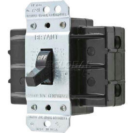 Toggle Switch-Front Wire 60 AMP 600V 2 Poles 