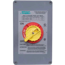 NEMA 4X Rotary Motor Controller 40 AMP 600 V 3 Poles 