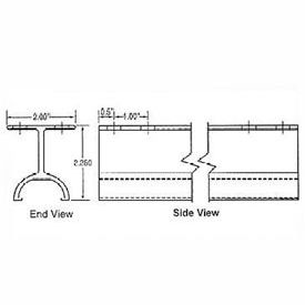 Hubbell Rail Section W/ S Beam Support, 2 Hubbell Rail Section W/ S Beam Support, 2