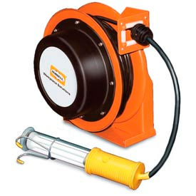Hubbell - Gleason Reel GCC16370-FL Hubbell GCC16370-FL Industrial Duty Cord Reel with Fluorescent Hand Lamp - 16/3c x 70 image.