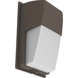 Hubbell Lighting Co PRS-20-4K-PC Hubbell Outdoor Permishield LED Wallpack W/Photocell, 20W, Dark Bronze image.