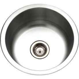 Houzer Inc CF-1830-1 Houzer® CF-1830 Club Series Undermount Round Bar/Prep Sink image.