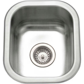 Houzer Inc CS-1307-1 Houzer® Stainless Steel Club Series Undermount Small Bar/Prep Sink image.