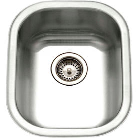 Houzer Inc CS-1407-1 Houzer® CS-1407-1 Club Series Undermount Medium Bowl Bar/Prep Sink image.