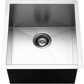 Houzer Inc CTR-1700 Houzer® CTR-1700 Contempo Series Undermount Stainless Steel Bowl Bar/Prep Sink image.