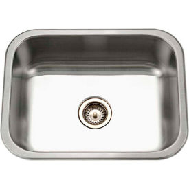 Houzer Inc ES-2408-1 Houzer® ES-2408-1 Undermount Stainless Steel Single Bowl Kitchen Sink image.