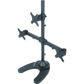 HOMEVISION TECHNOLOGY INC LCD6003 TygerClaw LCD6003 Triple-Arm Desk Monitor Mount, Black image.