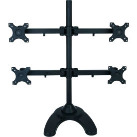 HOMEVISION TECHNOLOGY INC LCD6004 TygerClaw LCD6004 Quad-Arm Desk Monitor Mount, Black image.