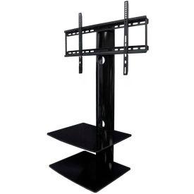 HOMEVISION TECHNOLOGY INC LCD80028BLK TygerClaw TV Stand with Dual AV Shelves For 32"- 65" TVs image.