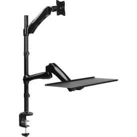 HOMEVISION TECHNOLOGY INC TYDS14011 TygerClaw TYDS14011 Single Monitor Sit-Stand Workstation image.