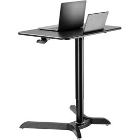 HOMEVISION TECHNOLOGY INC TYDS14044T Tygerclaw Pneumatic Effortless On-Floor Sit-Stand Workstation, Black image.