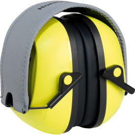 North Safety 1035106-VS Honeywell Verishield™ Folding Ear Muffs, 27 dB, Hi-Visibility image.
