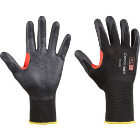 North Safety 21-1518B/10XL Honeywell Coreshield™ 18 Gauge Nylon Black Liner Gloves, Nitrile Micro-Foam Coating, Size 10XL image.