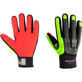 North Safety 42-612BY/7S Rig Dog™ 42-612BY/7S Impact Resistant Gloves, ANSI A6 Cut Palm, Slip-On Cuff, Size 7 image.