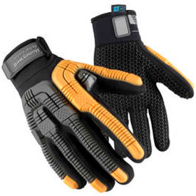 North Safety 42-623BO/7S Rig Dog™ 42-623BO/7S Impact Resistant Gloves, Mud Grip Palm, ANSI A6, Size 7 image.