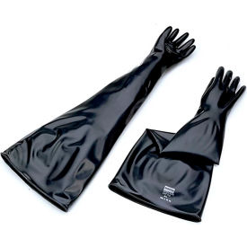 Honeywell® Chemical Resistant Gloves Butyl 15 Gauge 15 Mil Thick Size 9-3/4 Black