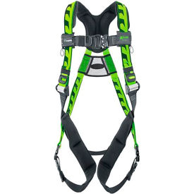 Honeywell Miller® AirCore Stretchable Harness with Back D-Ring Tongue Buckle Universal Green