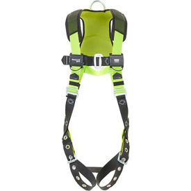 Honeywell Miller® H500 Industry Comfort Harness w/ Back D-Ring Quick Connect 2XL Green
