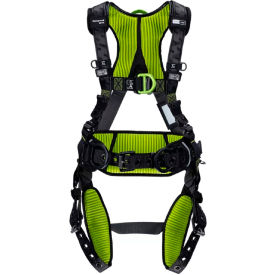 North Safety H7CC1A2 Miller® H700 Construction Comfort Harness, Tongue Buckle, Back, Front & Side D-Ring, L/XL image.