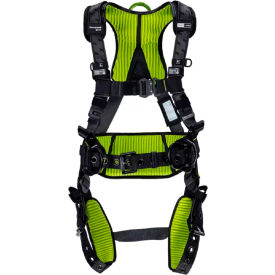 North Safety H7CC2A2 Miller® H700 Construction Comfort Harness, Tongue Buckle, Back & Side D-Ring, L/XL image.