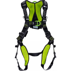 North Safety H7IC2A2 Miller® H700 Industry Comfort Harness, Quick Connect Buckle, Back & Front D-Ring, L/XL image.