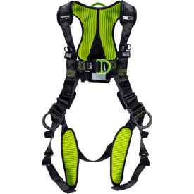 North Safety H7IC3A2 Miller® H700 Industry Comfort Harness, Quick Connect Buckle, Back, Front & Side D-Ring, L/XL image.