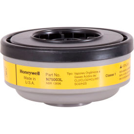 North Safety N75003L Honeywell North N75003L Organic Vapor/Acid Gas Cartridge, 2/Pk image.