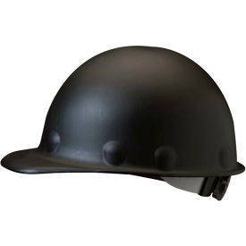 Honeywell Roughneck P2A Front Brim Hard Hat 8 pt. Ratchet Suspension Type 1 Class C & G Black