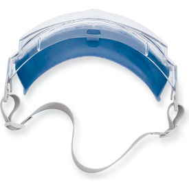 Honeywell Uvex Flex Seal Safety Glasses with Anti-Fog Coating Anti-Scratch Clear Lens Blue Frame