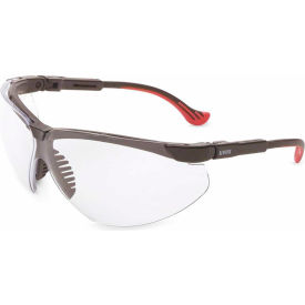 North Safety S3300HS Uvex® S3300HS Genesis XC Safety Glasses, Black Frame, Clear HS Lens image.