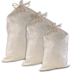 Hygrade Safety Supplies PSB-1527 W ComfitWear® Poly Sandbags, 15 x 27, 55 lb. Bag, White image.