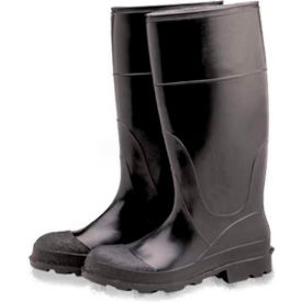 Hygrade Safety Supplies SB-16 10 ComfitWear® Industrial Steel Toe Knee Boots, Size 10, Vinyl, Black, 1-Pair image.
