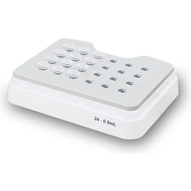 BENCHMARK SCIENTIFIC H5100-05 Benchmark Scientific Block For MultiTherm Touch, 24x0.5ml Tube Capacity image.