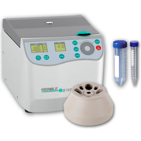 BENCHMARK SCIENTIFIC Z207-A-CMB Benchmark Scientific Compact Centrifuge with Combination Rotor, 120V image.
